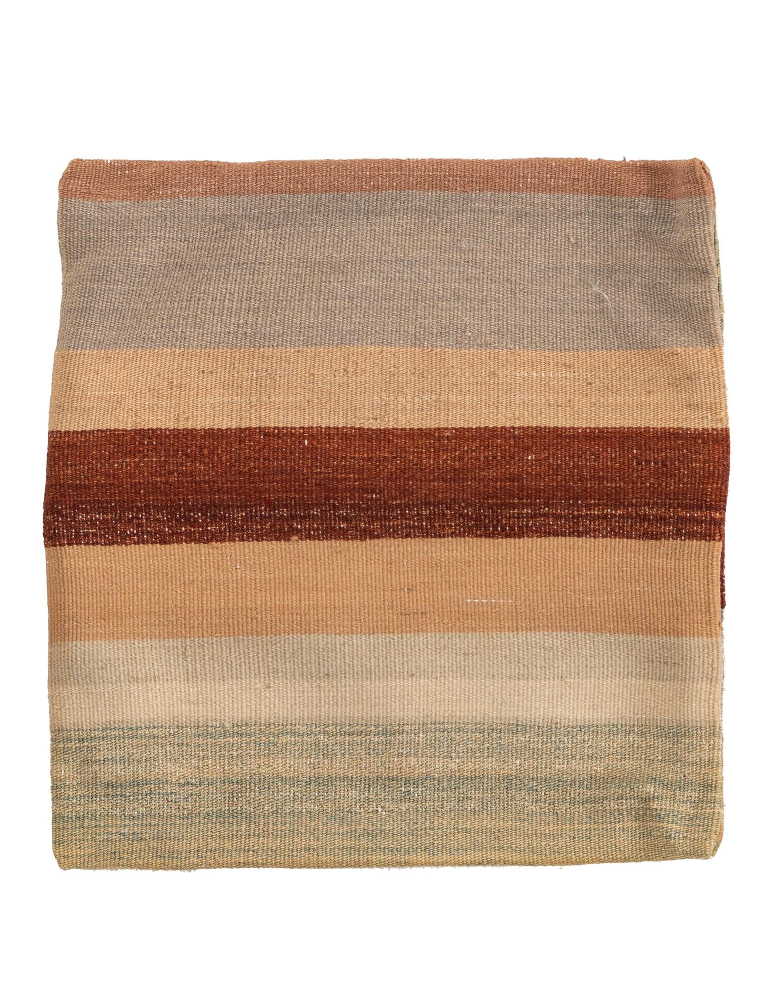1' 6 x 1' 6 Hand Woven Pillow Wool Square Rug