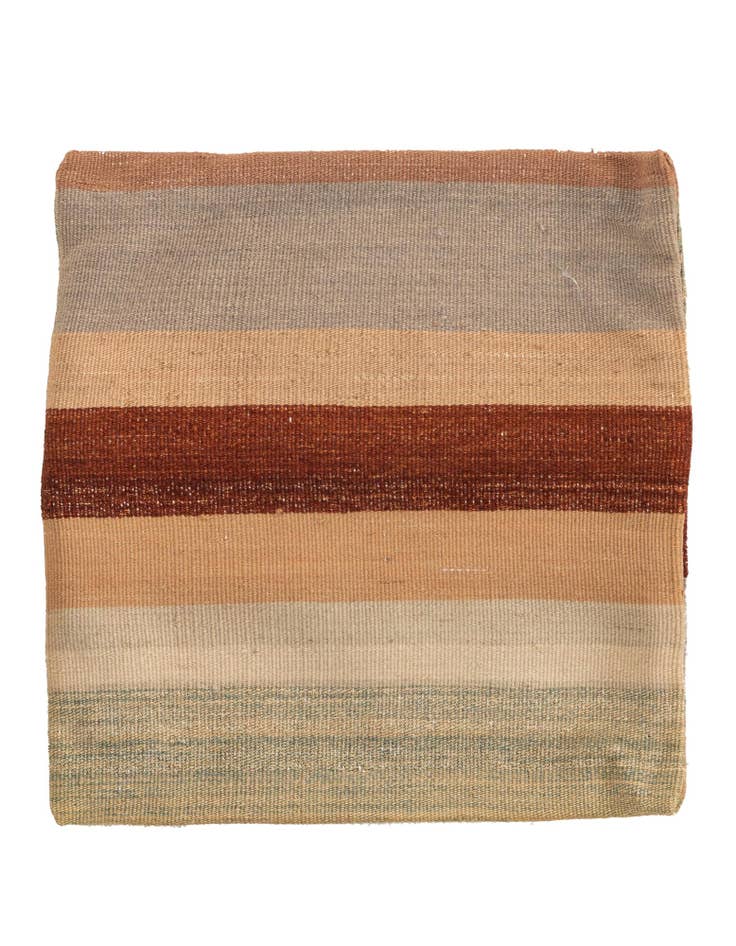 Detail image of 1' 6 x 1' 6 Hand Woven Pillow Wool Square Rug
