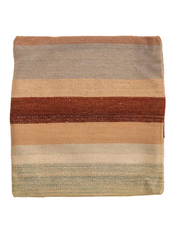 1' 6 x 1' 6 Hand Woven Pillow Wool Square Rug