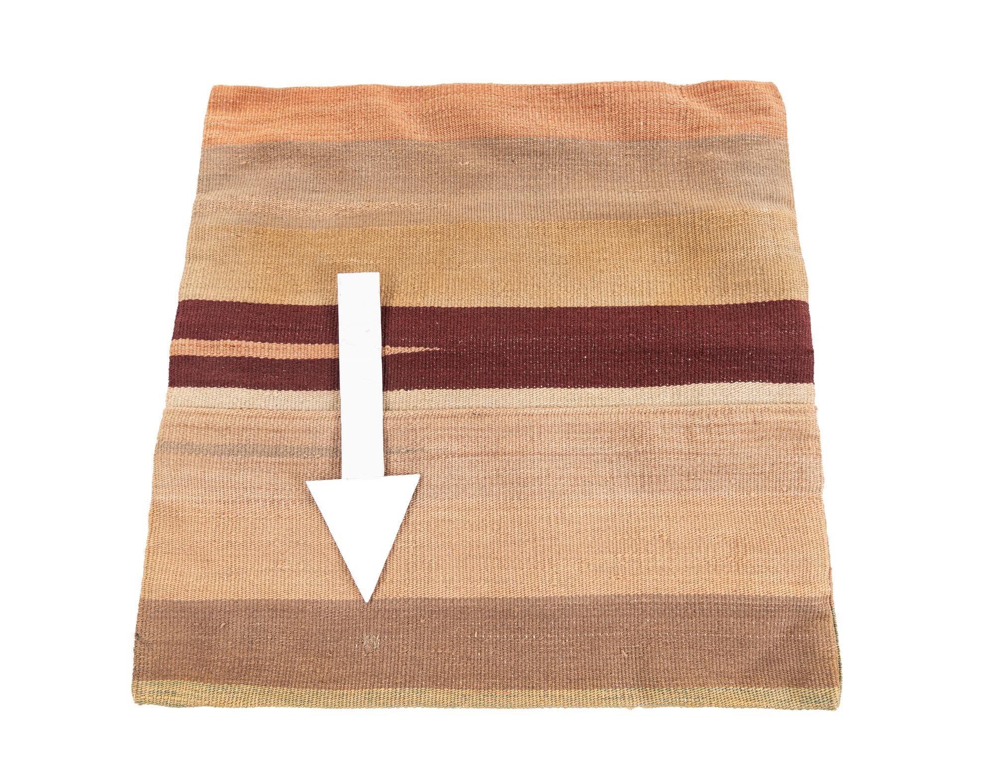 1' 8 x 1' 8 Hand Woven Pillow Wool Square Rug