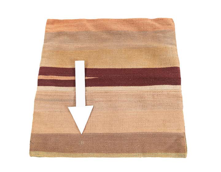 1' 8 x 1' 8 Hand Woven Pillow Wool Square Rug