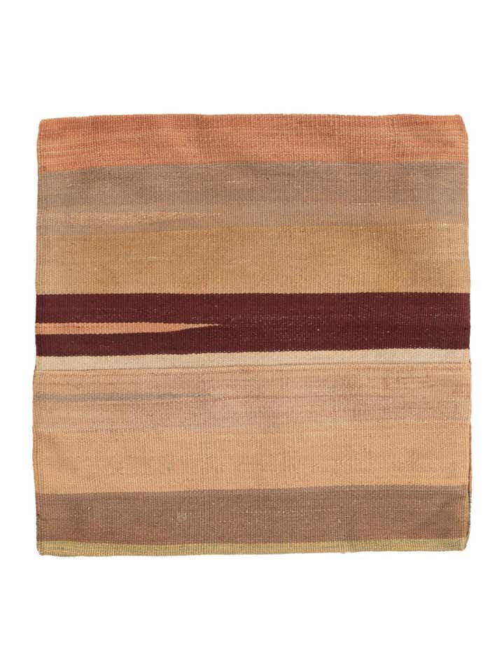 1' 8 x 1' 8 Hand Woven Pillow Wool Square Rug