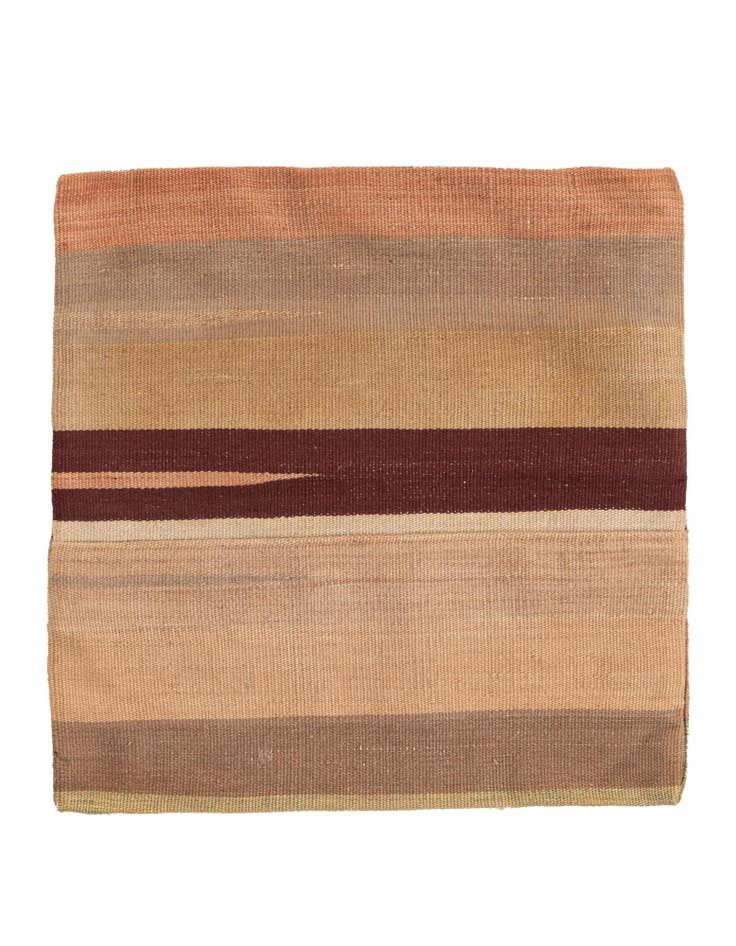 Detail image of 1' 8 x 1' 8 Hand Woven Pillow Wool Square Rug