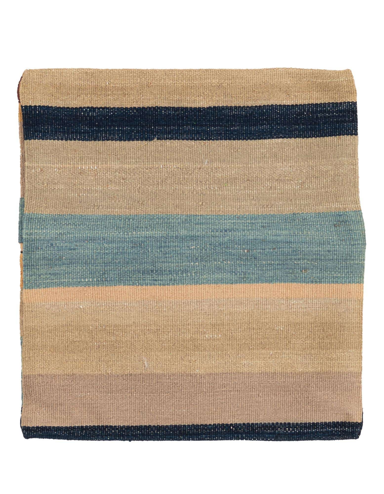 1' 5 x 1' 6 Hand Woven Pillow Wool Square Rug