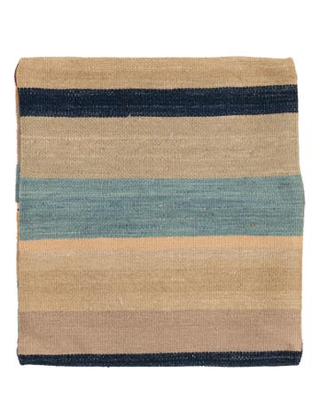 1' 5 x 1' 6 Hand Woven Pillow Wool Square Rug