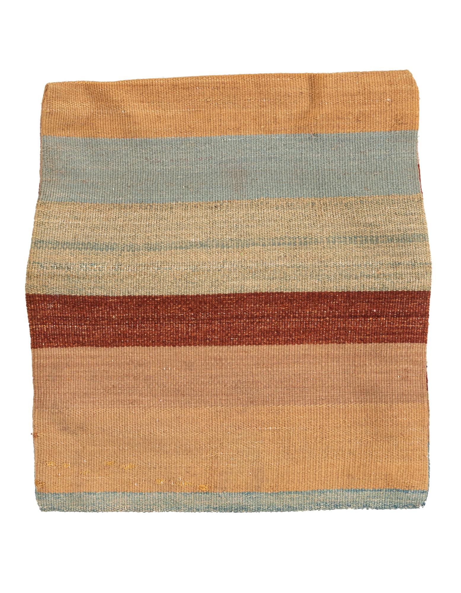 1' 6 x 1' 6 Hand Woven Pillow Wool Square Rug