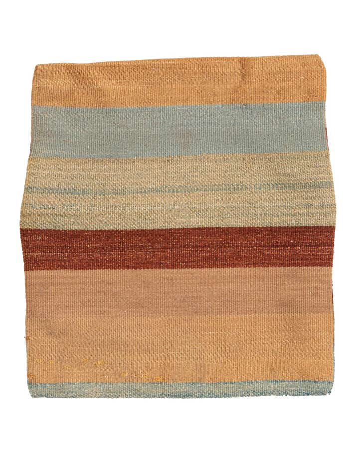 1' 6 x 1' 6 Hand Woven Pillow Wool Square Rug