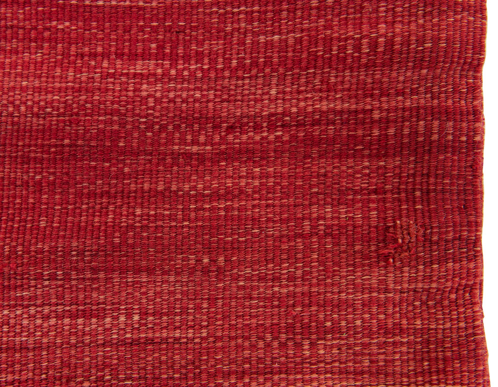 1' 6 x 1' 7 Hand Woven Pillow Wool Square Rug