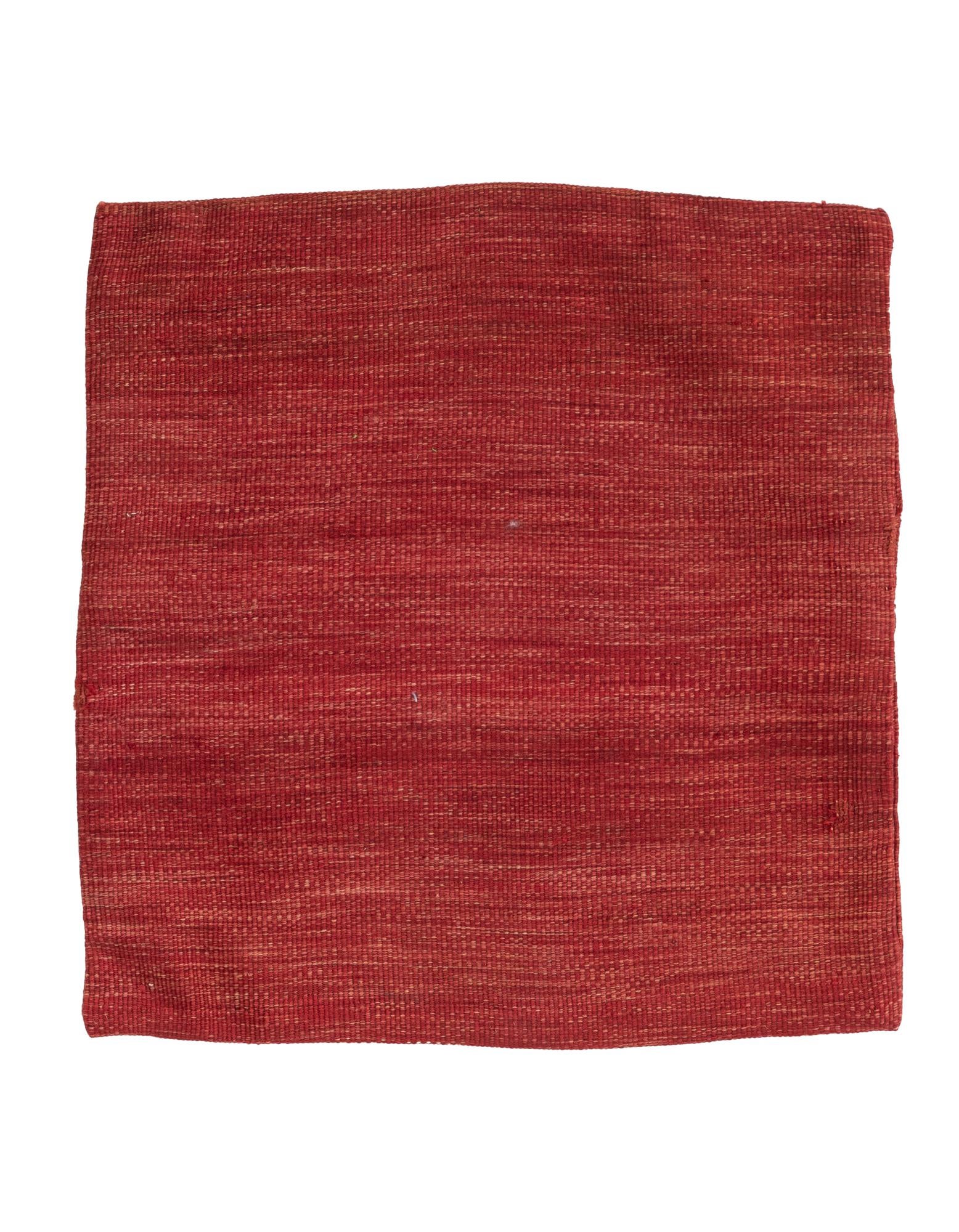 1' 6 x 1' 7 Hand Woven Pillow Wool Square Rug