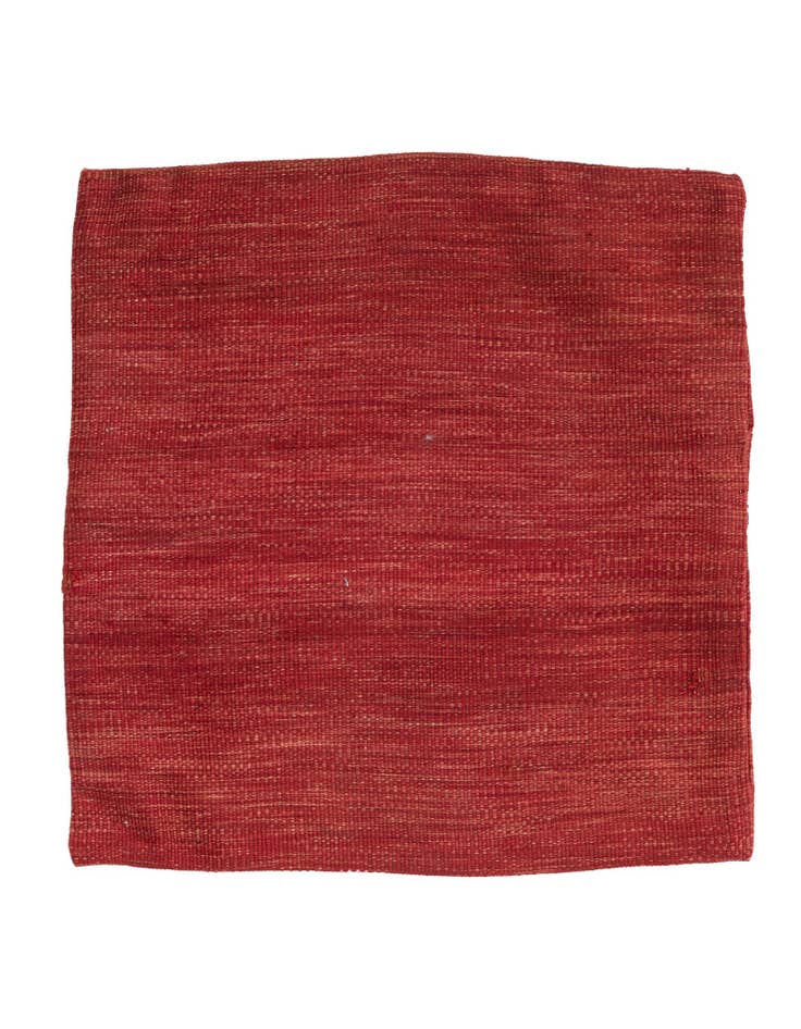 Detail image of 1' 6 x 1' 7 Hand Woven Pillow Wool Square Rug