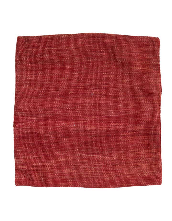 1' 6 x 1' 7 Hand Woven Pillow Wool Square Rug