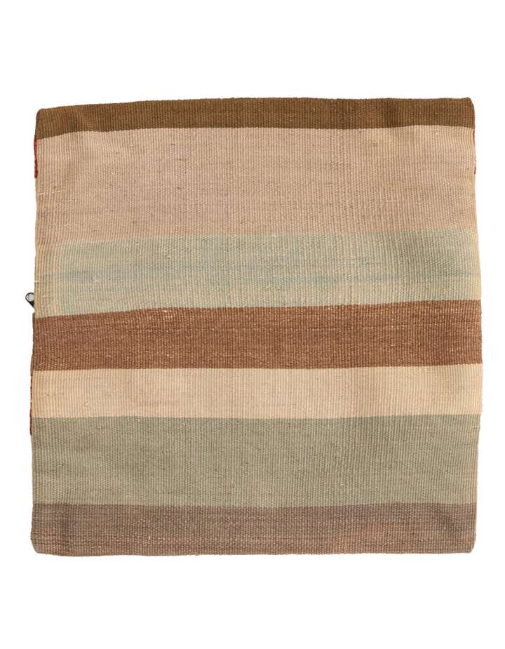 1' 6 x 1' 7 Hand Woven Pillow Wool Square Rug
