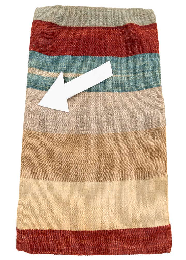 1' 6 x 1' 6 Hand Woven Pillow Wool Square Rug