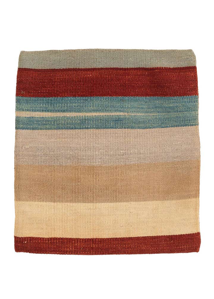 1' 6 x 1' 6 Hand Woven Pillow Wool Square Rug