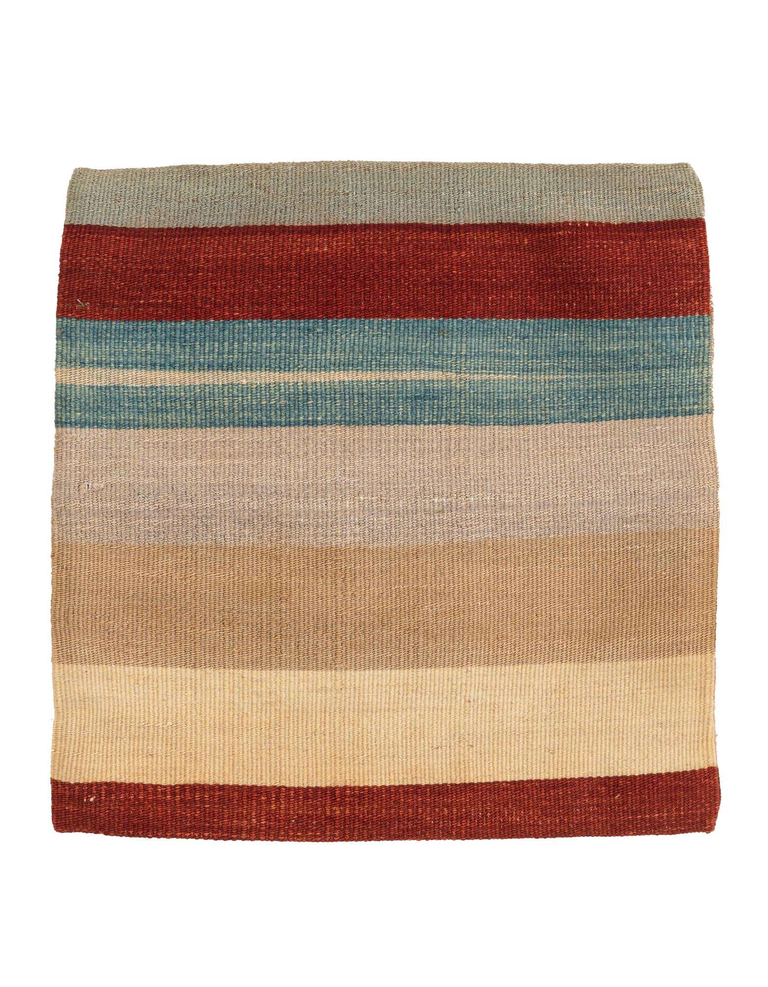 1' 6 x 1' 6 Hand Woven Pillow Wool Square Rug