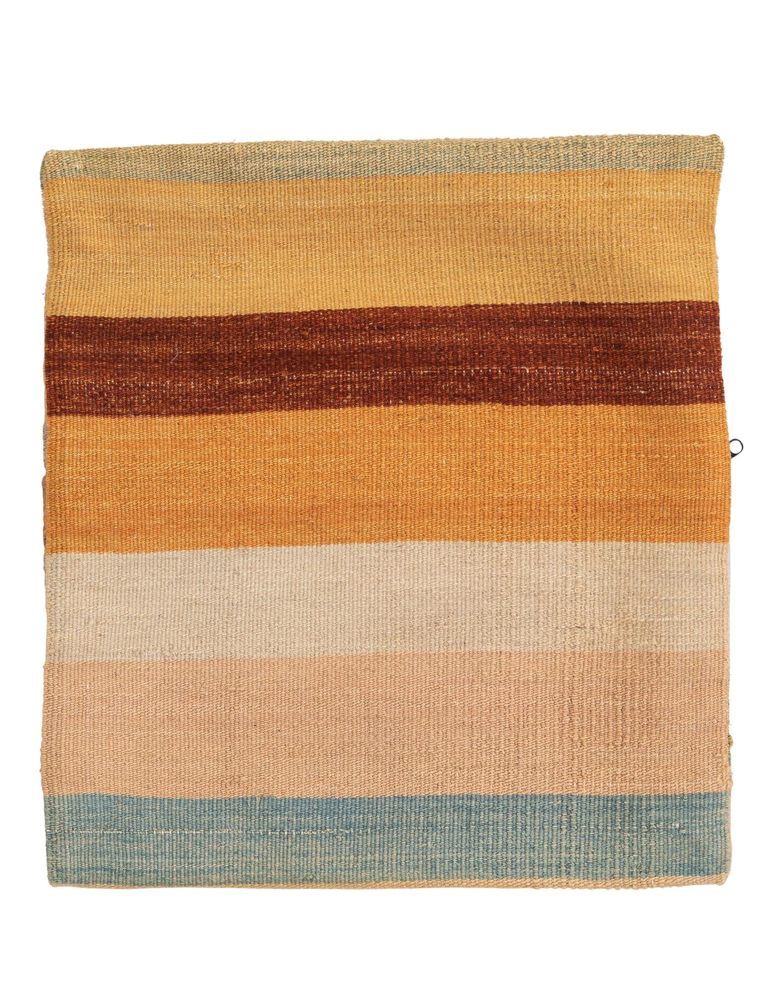 1' 5 x 1' 7 Hand Woven Pillow Wool Square Rug