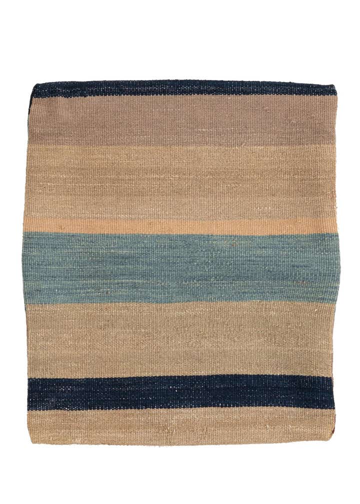 1' 5 x 1' 7 Hand Woven Pillow Wool Square Rug