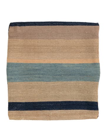 1' 5 x 1' 7 Hand Woven Pillow Wool Square Rug