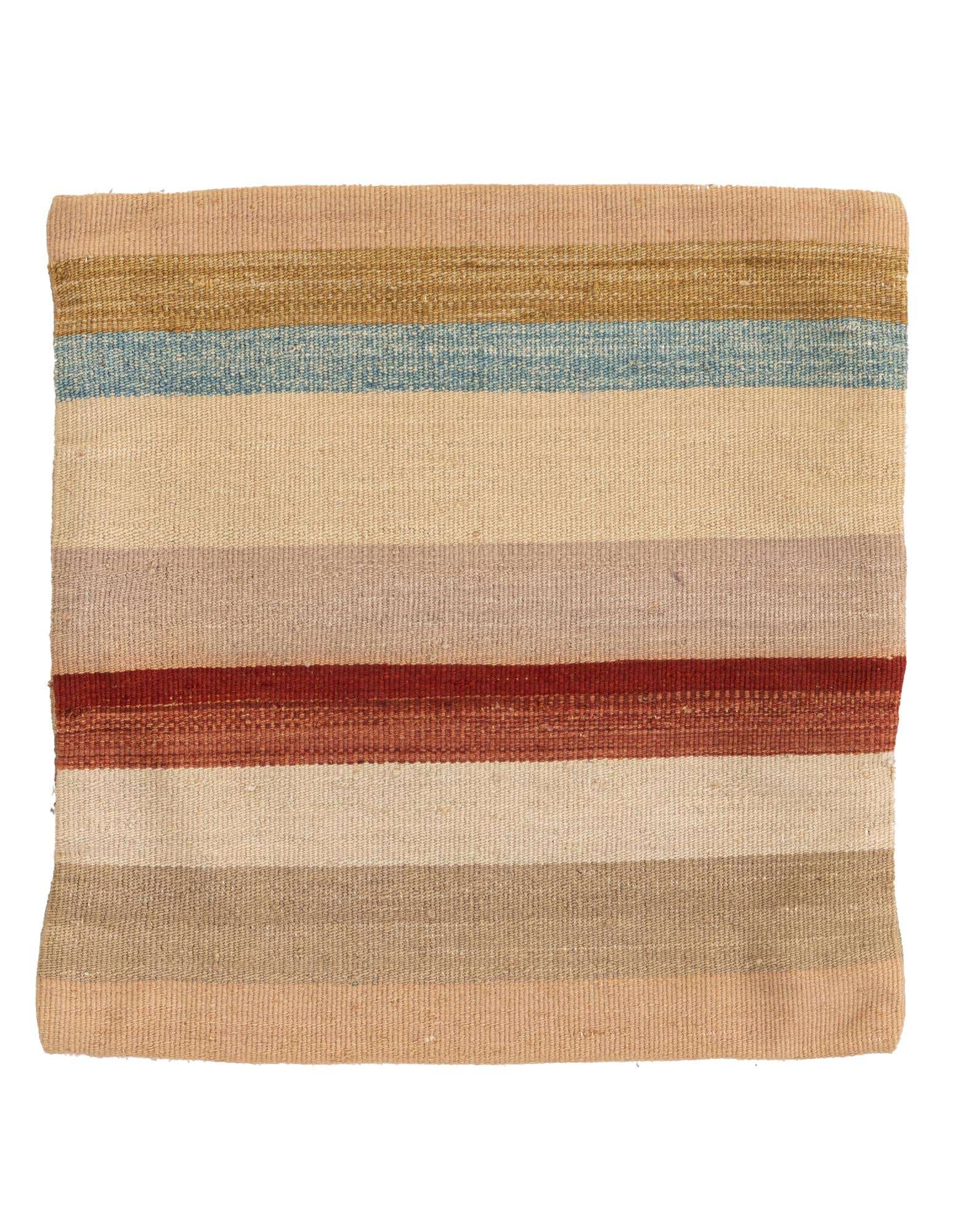 1' 6 x 1' 6 Hand Woven Pillow Wool Square Rug