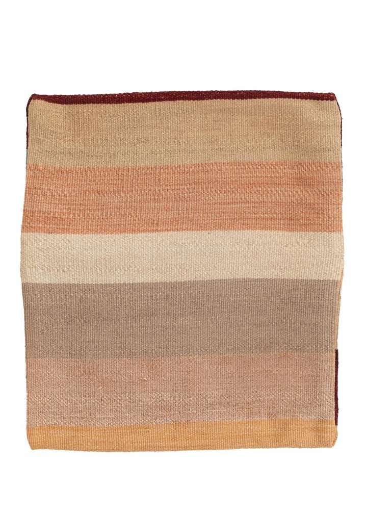 1' 6 x 1' 6 Hand Woven Pillow Wool Square Rug
