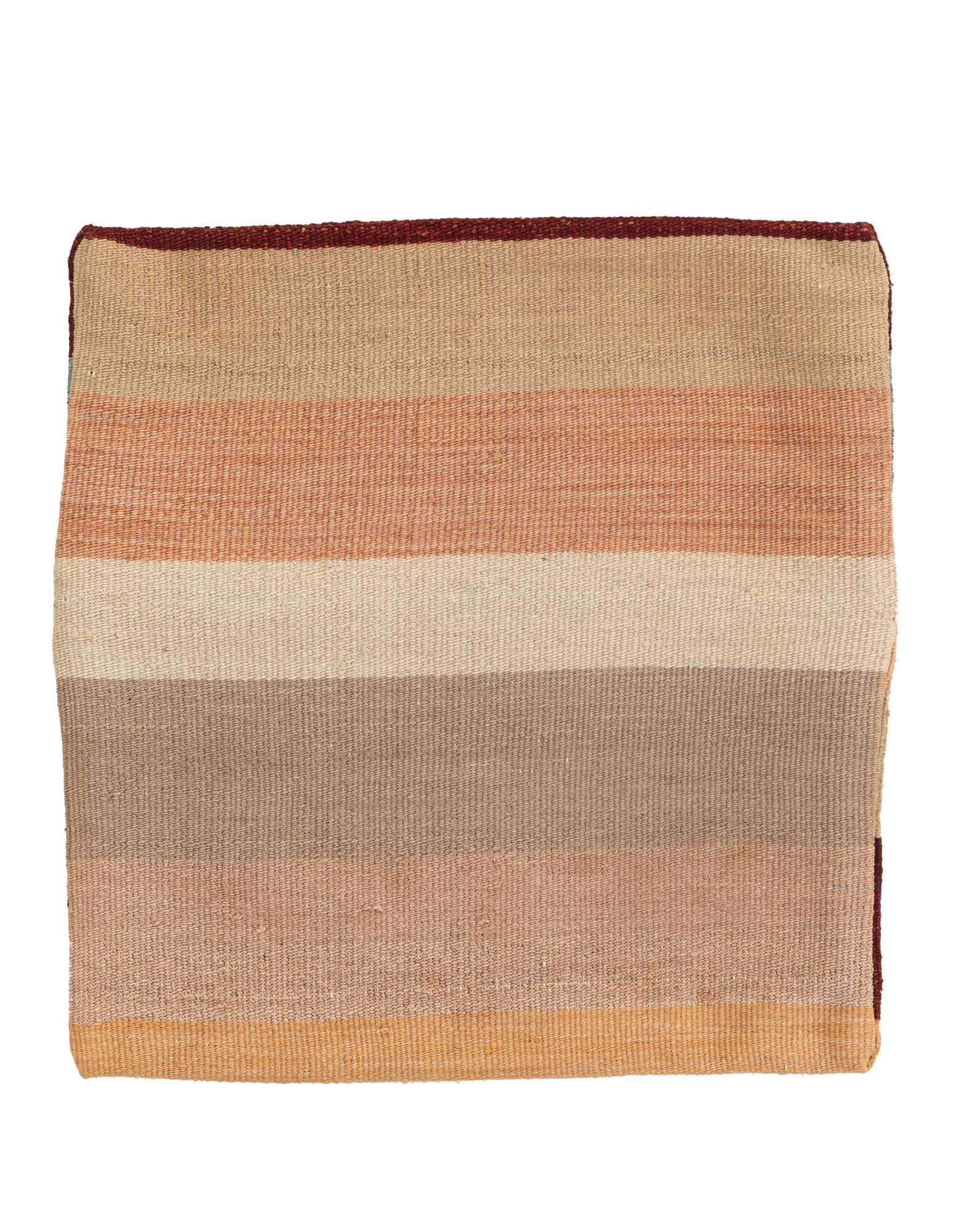 1' 6 x 1' 6 Hand Woven Pillow Wool Square Rug