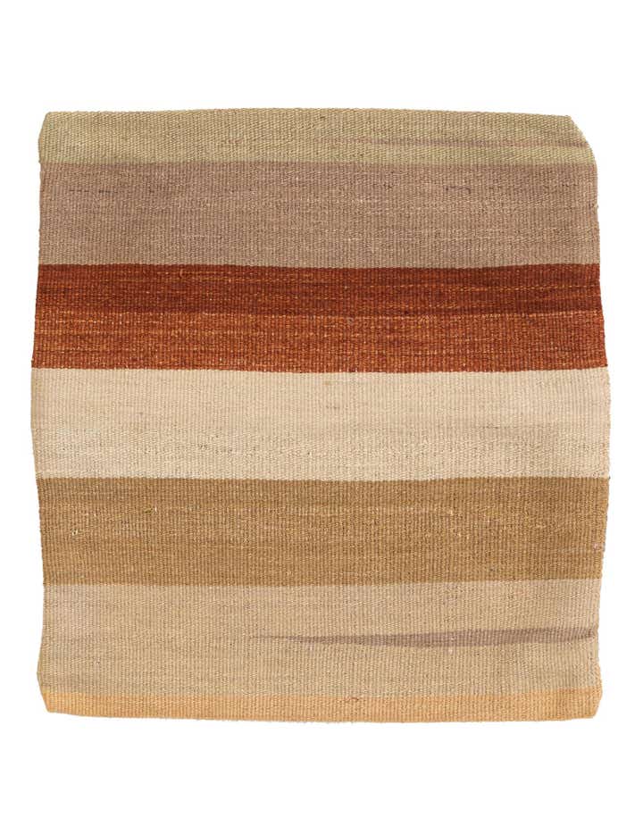 1' 6 x 1' 6 Hand Woven Pillow Wool Square Rug