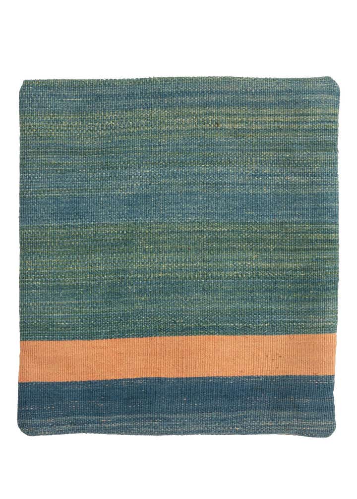 1' 6 x 1' 7 Hand Woven Pillow Wool Square Rug