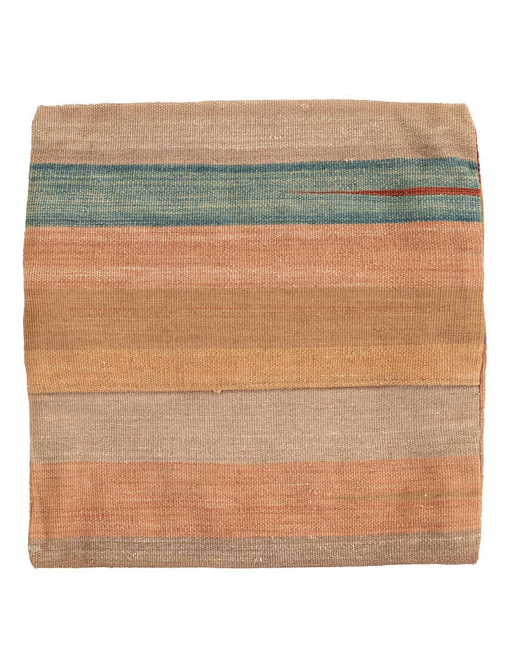 Detail image of 1' 8 x 1' 8 Hand Woven Pillow Wool Square Rug