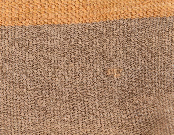 Detail image of 1' 7 x 1' 7 Hand Woven Pillow Wool Square Rug