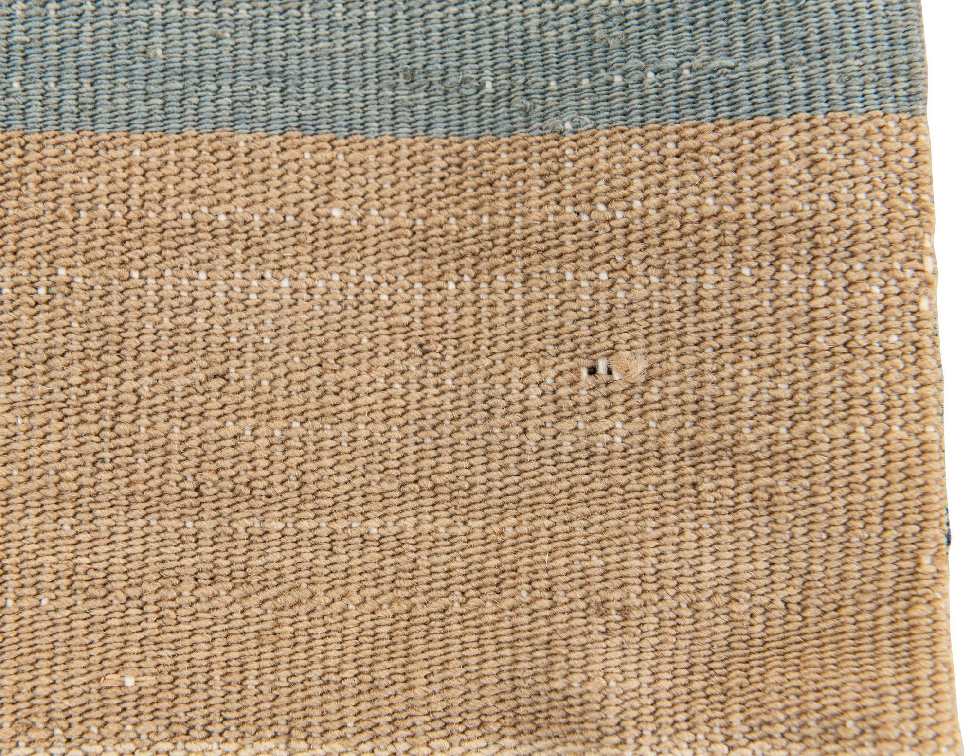 1' 6 x 1' 6 Hand Woven Pillow Wool Square Rug