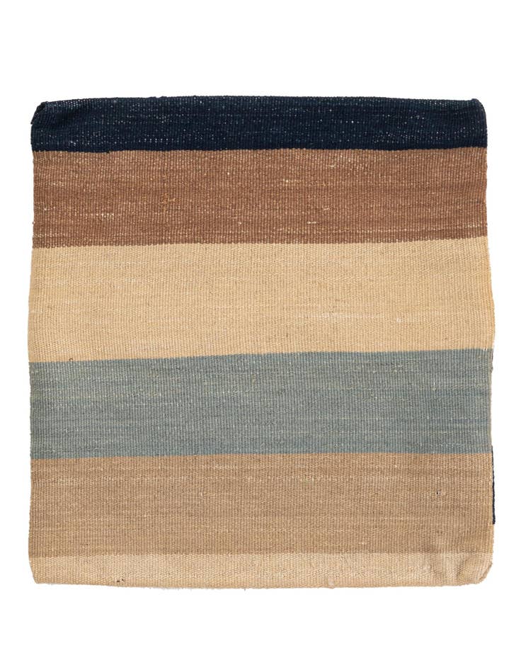 Detail image of 1' 6 x 1' 6 Hand Woven Pillow Wool Square Rug
