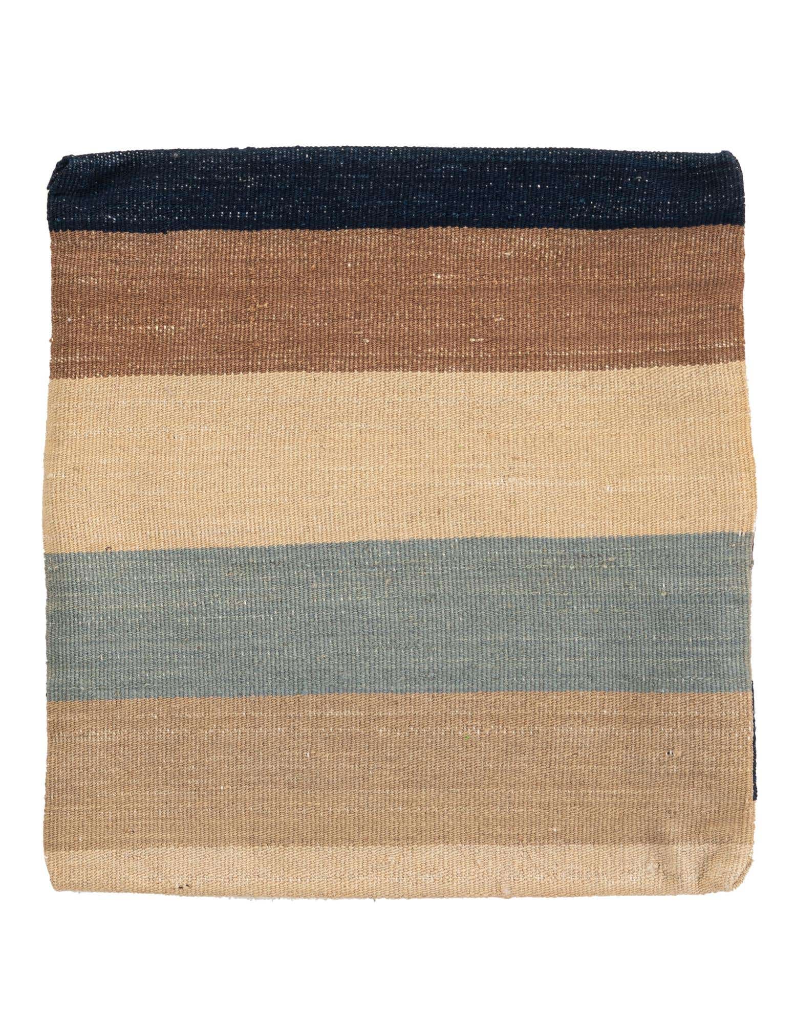 1' 6 x 1' 6 Hand Woven Pillow Wool Square Rug
