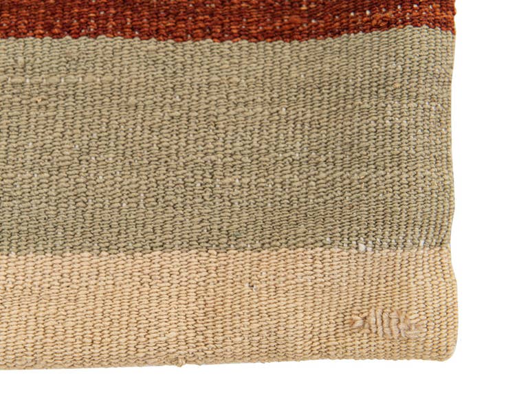 Detail image of 1' 5 x 1' 6 Hand Woven Pillow Wool Square Rug
