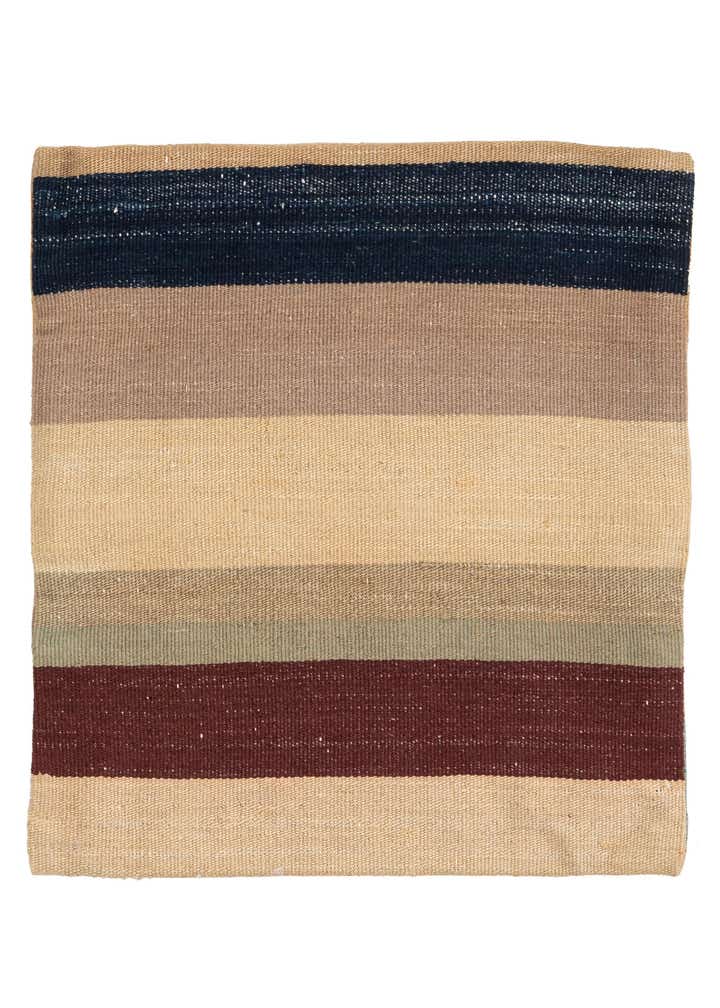 1' 6 x 1' 6 Hand Woven Pillow Wool Square Rug