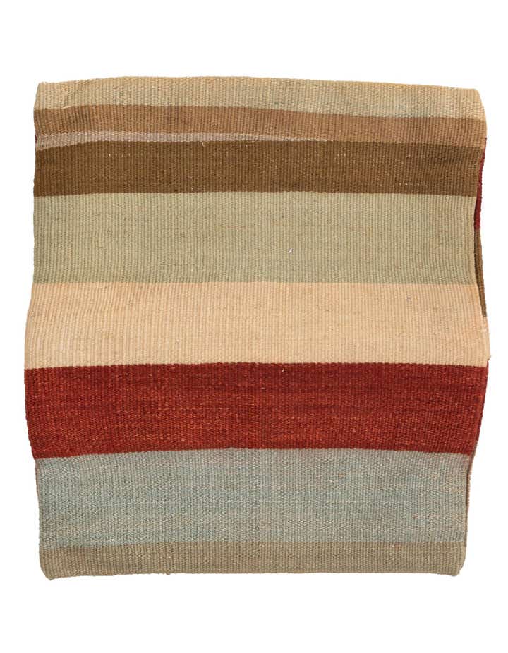 1' 6 x 1' 6 Hand Woven Pillow Wool Square Rug