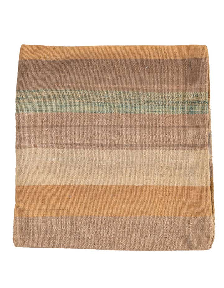 1' 6 x 1' 6 Hand Woven Pillow Wool Square Rug