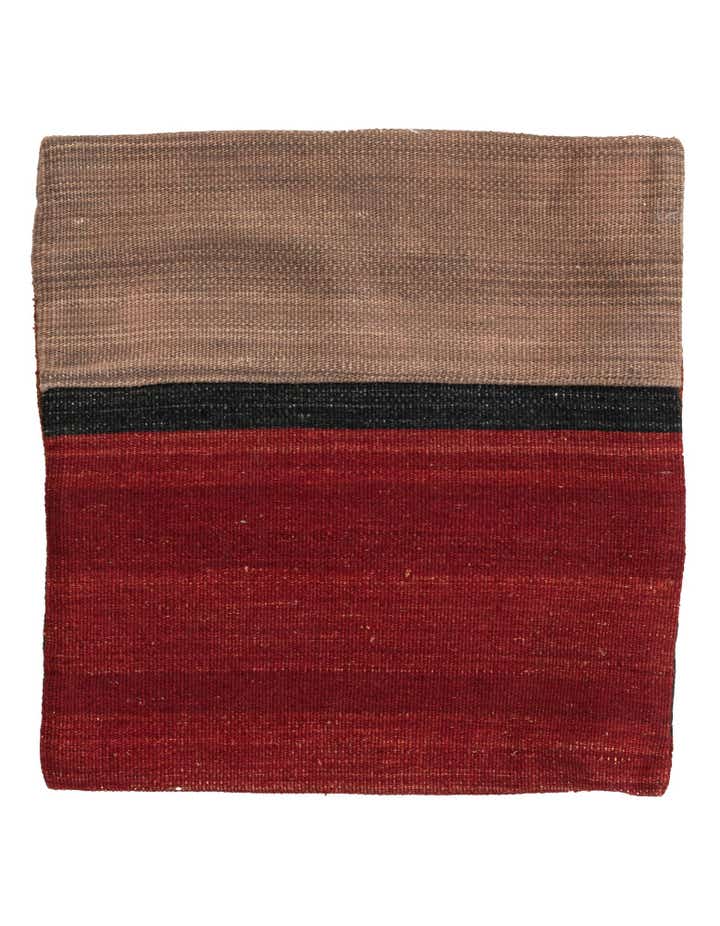 1' 6 x 1' 6 Hand Woven Pillow Wool Square Rug
