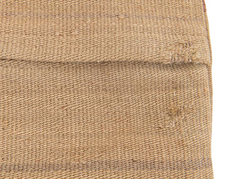 Detail image of 1' 7 x 1' 7 Hand Woven Pillow Wool Square Rug