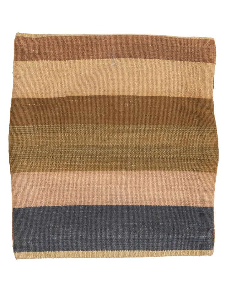 1' 5 x 1' 6 Hand Woven Pillow Wool Square Rug