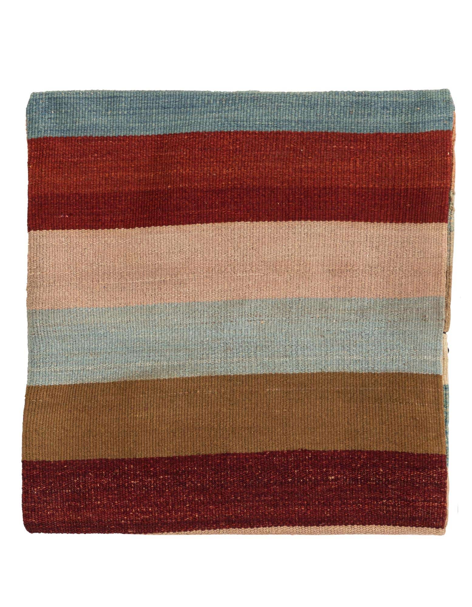 1' 5 x 1' 6 Hand Woven Pillow Wool Square Rug