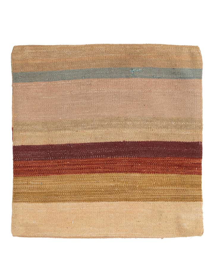 1' 6 x 1' 6 Hand Woven Pillow Wool Square Rug
