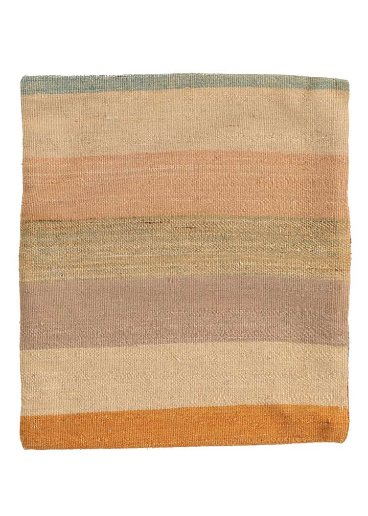 1' 6 x 1' 7 Hand Woven Pillow Wool Square Rug