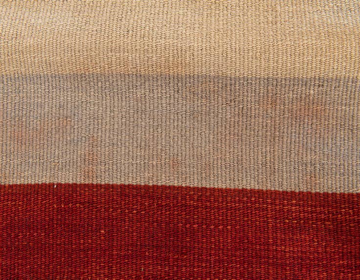 Detail image of 1' 5 x 1' 6 Hand Woven Pillow Wool Square Rug