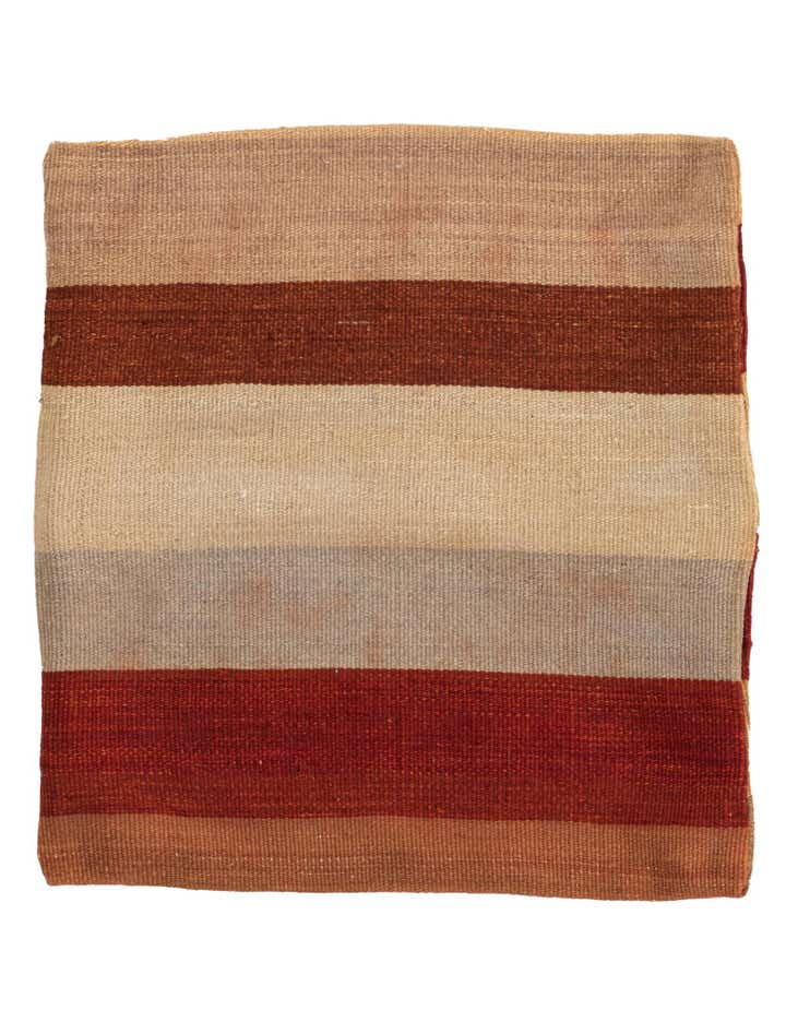 1' 5 x 1' 6 Hand Woven Pillow Wool Square Rug