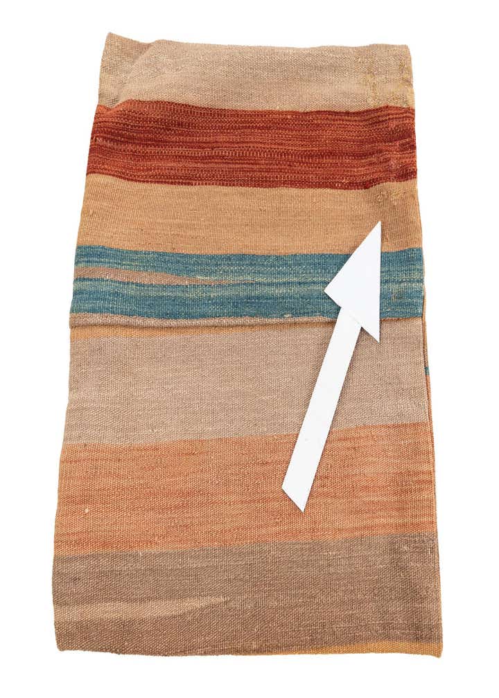 1' 6 x 1' 8 Hand Woven Pillow Wool Square Rug