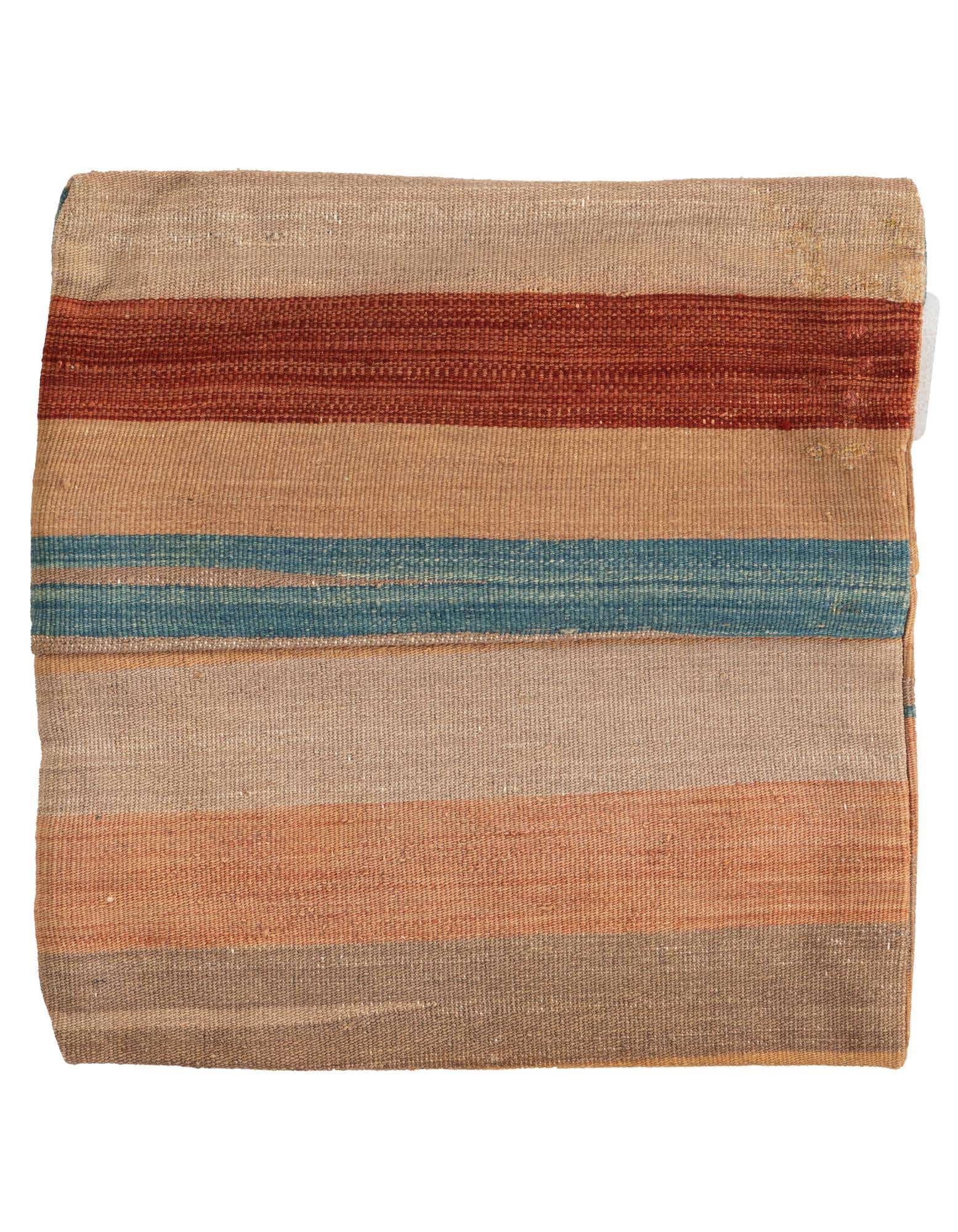 1' 6 x 1' 8 Hand Woven Pillow Wool Square Rug
