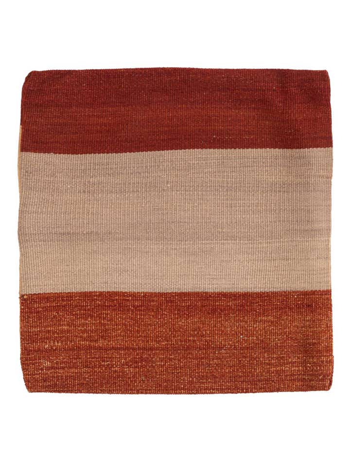 1' 6 x 1' 6 Hand Woven Pillow Wool Square Rug