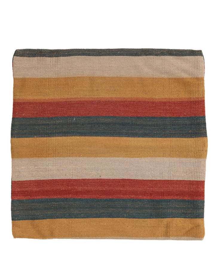 2' 5 x 2' 5 Hand Woven Pillow Wool Square Rug