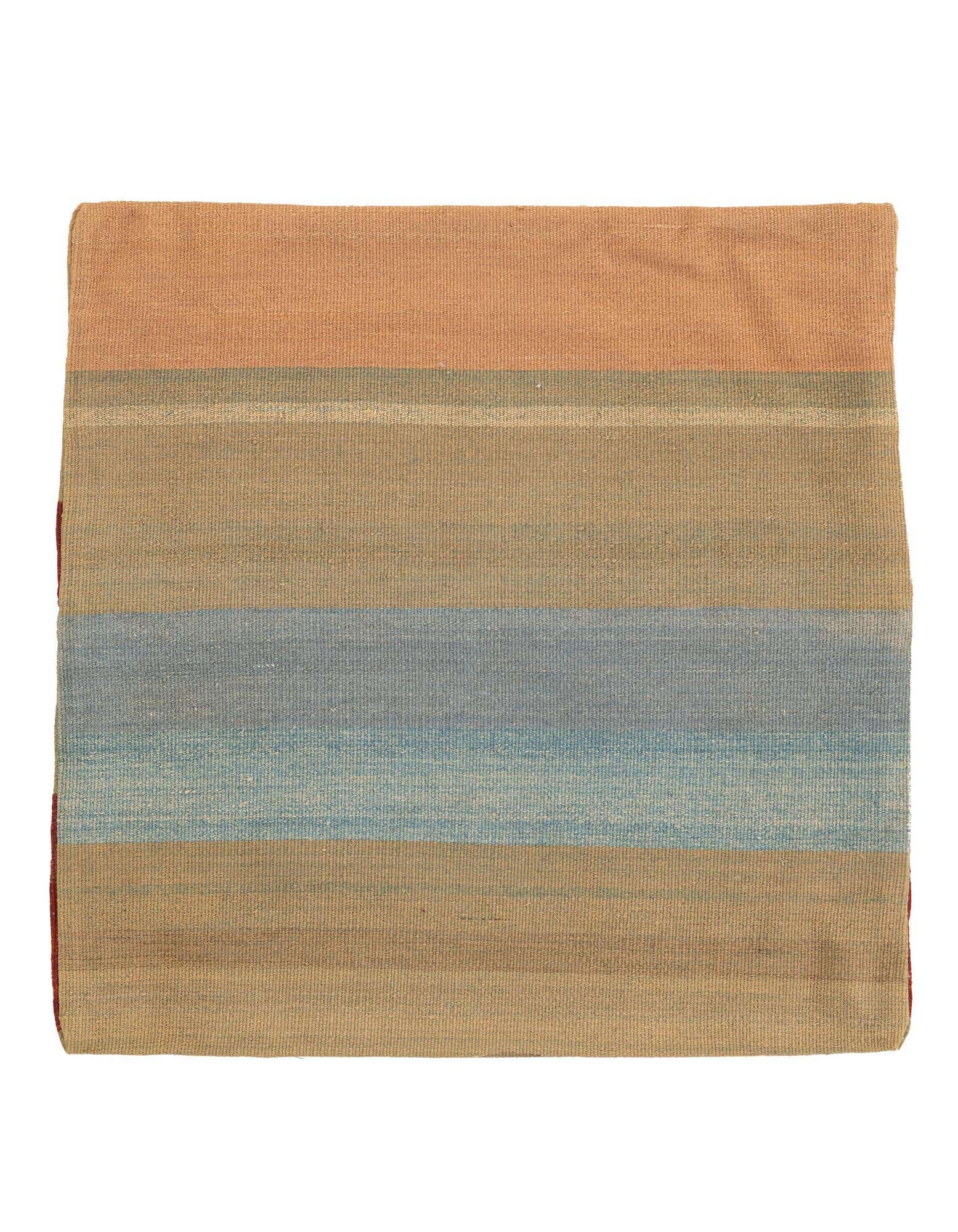 2' 5 x 2' 5 Hand Woven Pillow Wool Square Rug