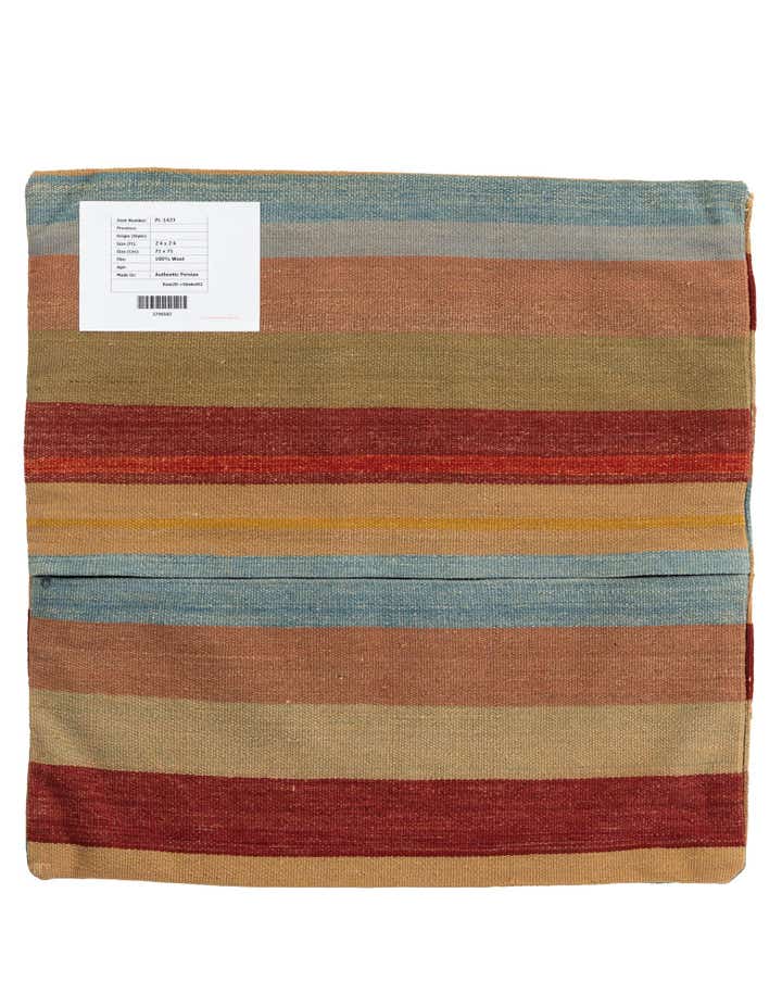 2' 4 x 2' 4 Hand Woven Pillow Wool Square Rug